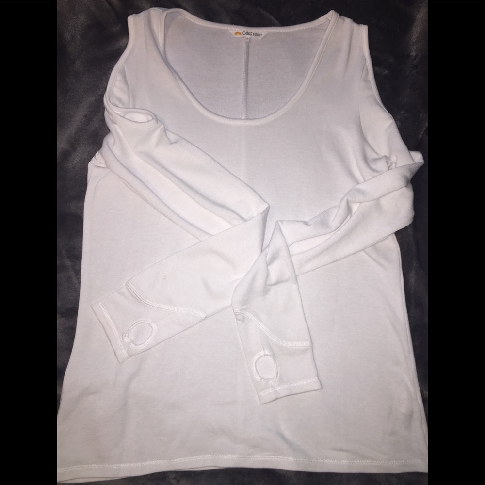C&C Sport Cold Shoulder Cotton Top
